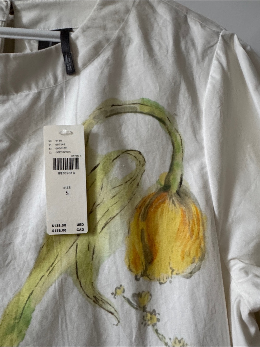 NWT Size S - Emmy Short-Sleeve Swing Mini Dress by Maeve w Pockets - Picture 14 of 16